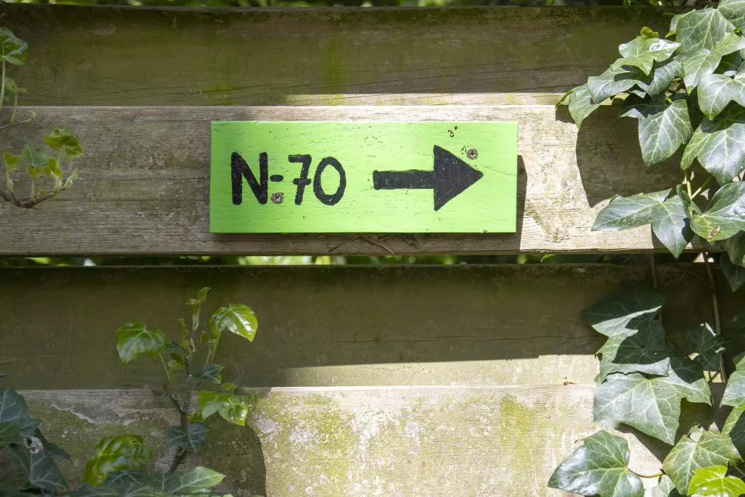 Starting point for hiking trials that put you middle in nature
